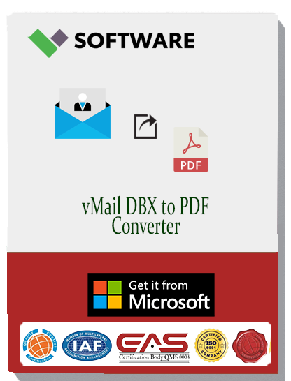 vMail DBX to PDF Converter