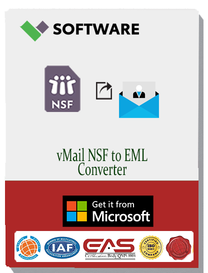 vMail NSF to EML Converter