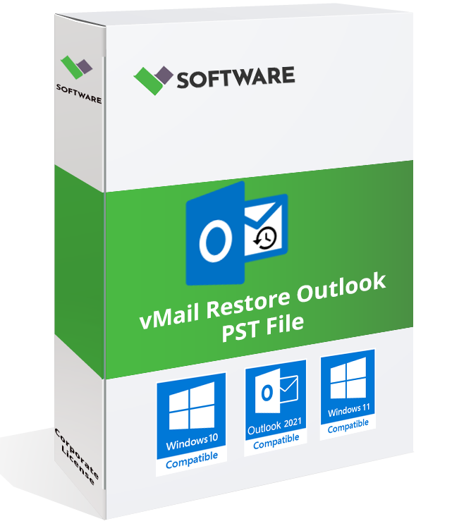 buy vMail Restore Outlook PST File Tool