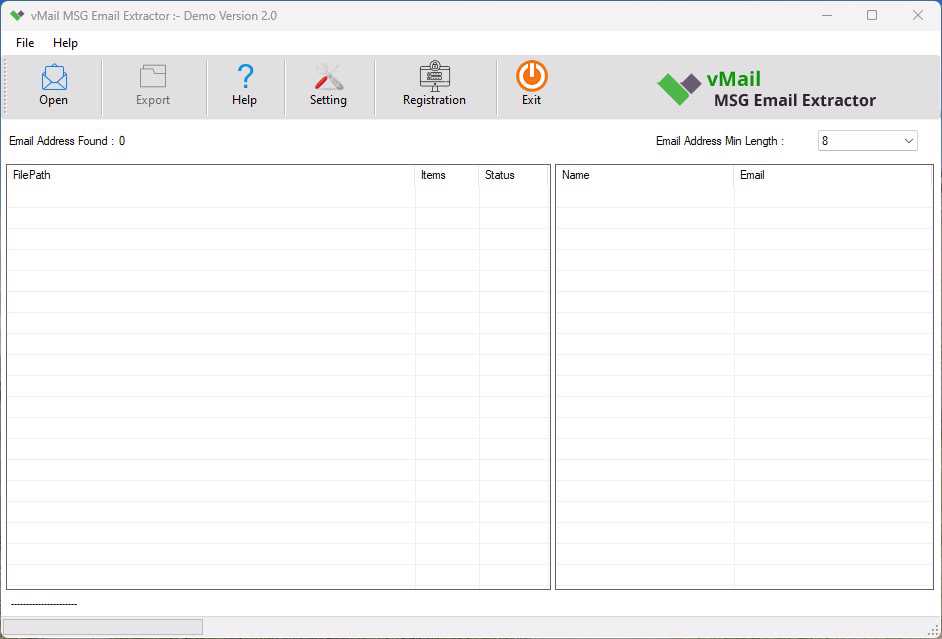 vMail MSG Email Extractor Tool