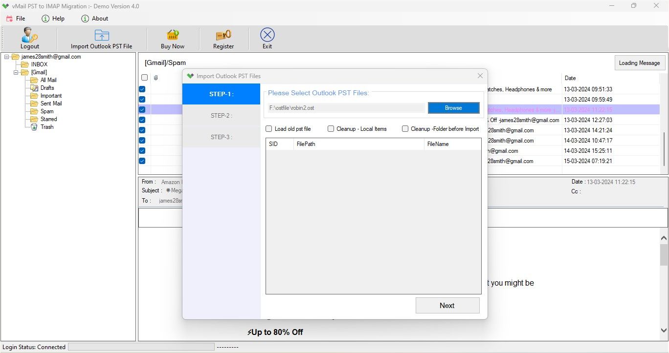 preview outlook pst file