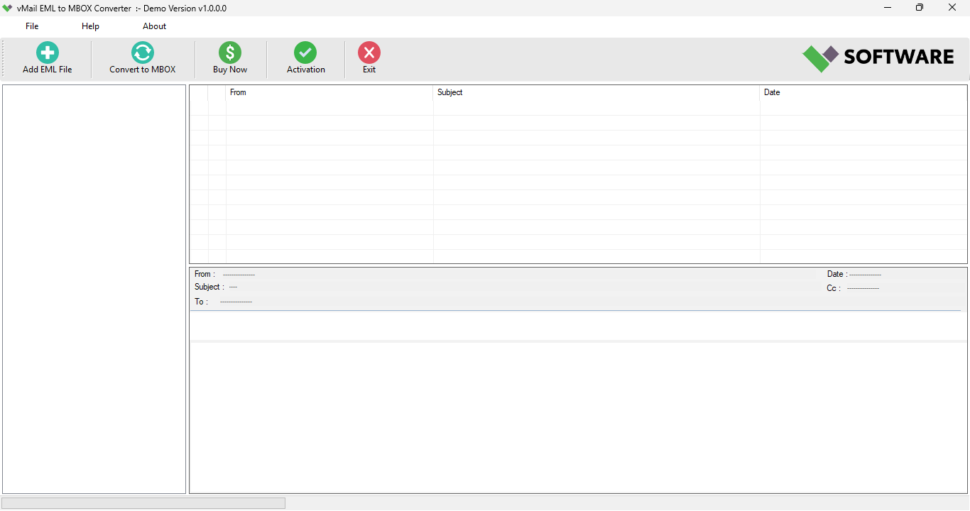 vMail EML to MBOX Converter