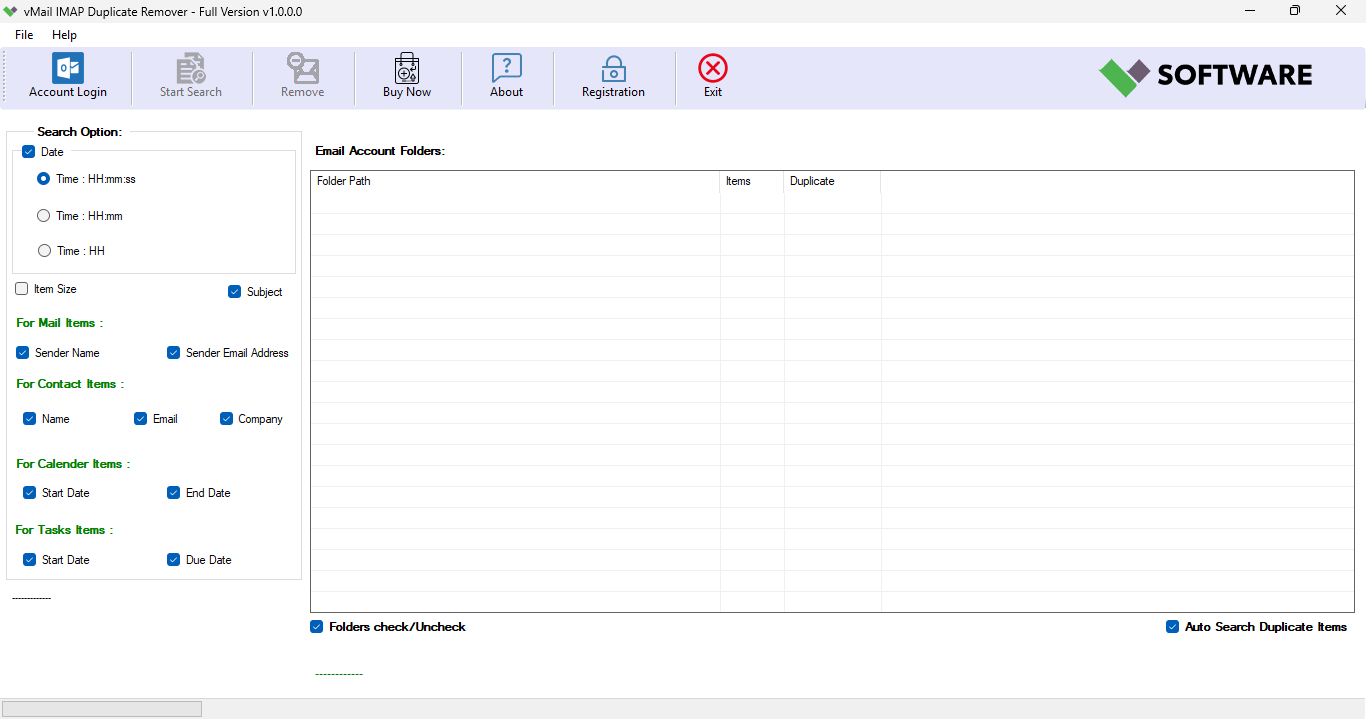 Open vMail IMAP Duplicate Email Remover Tool