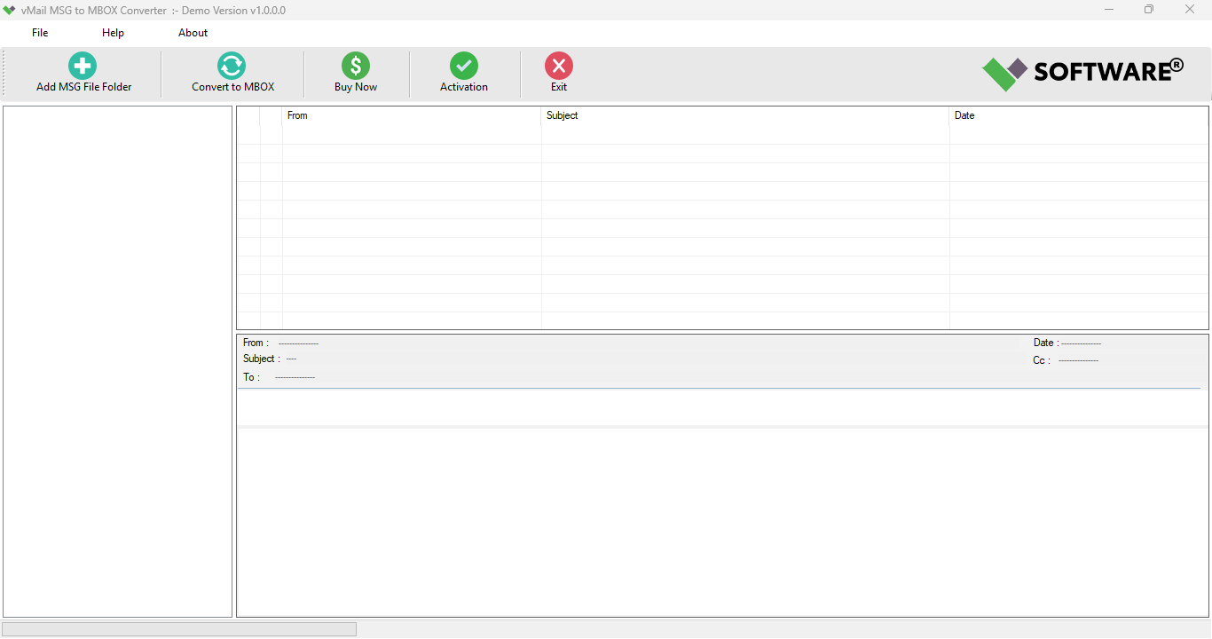 vMail MSG to MBOX Converter