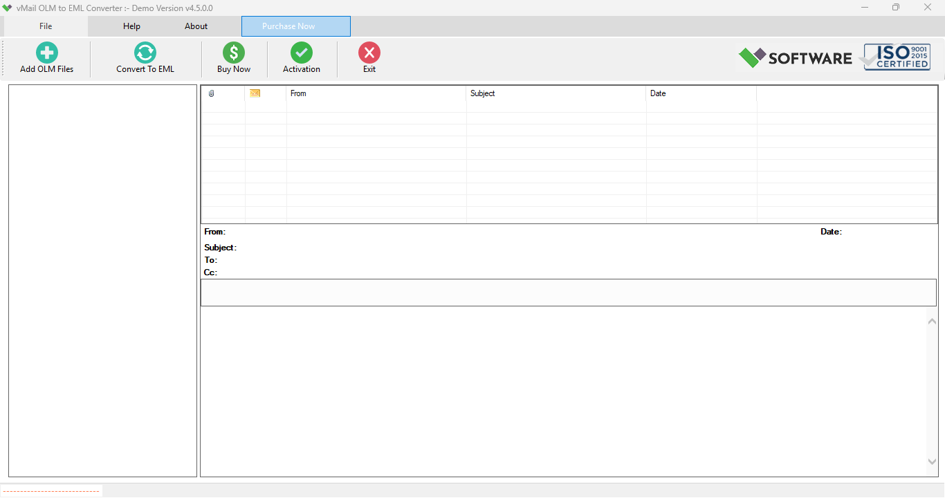 vMail OLM to EML Converter
