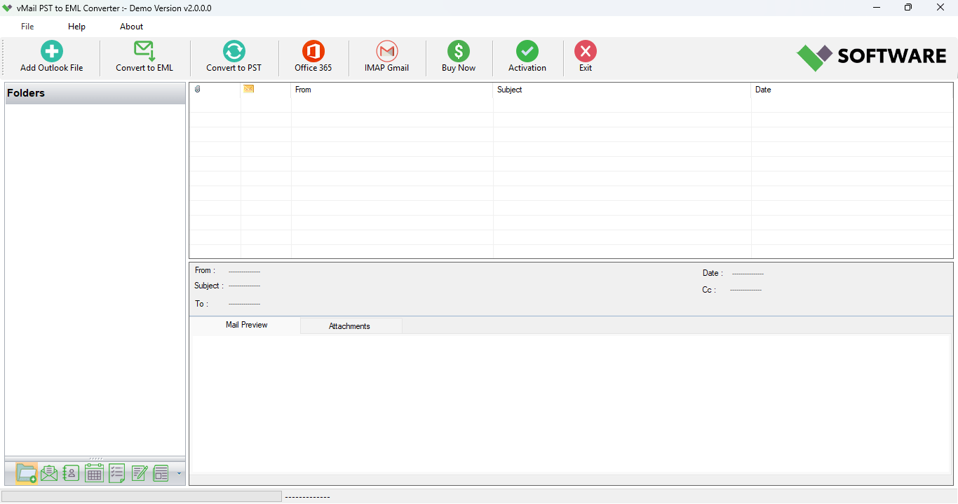   vMail PST to EML Converter