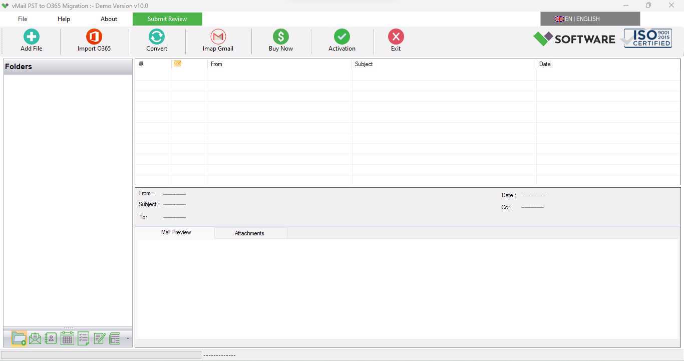 vMail PST to O365 Migration