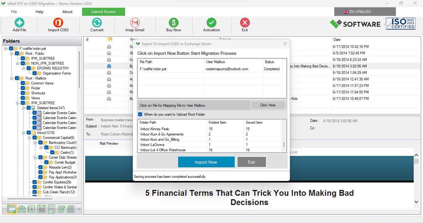 Start Migration or Conversion Process